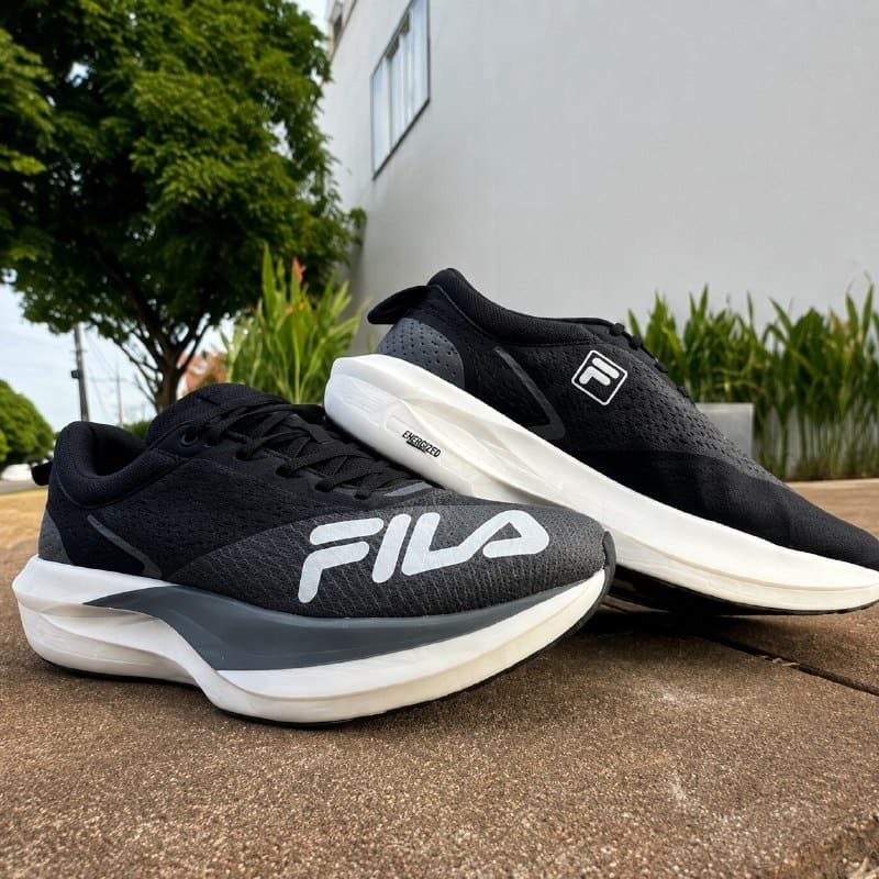 Tenis Fila Racer Carbon 3 Feminino Preto Cinza