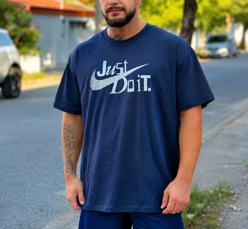 Camiseta Nike Sportswear Jdi Unissex Azul