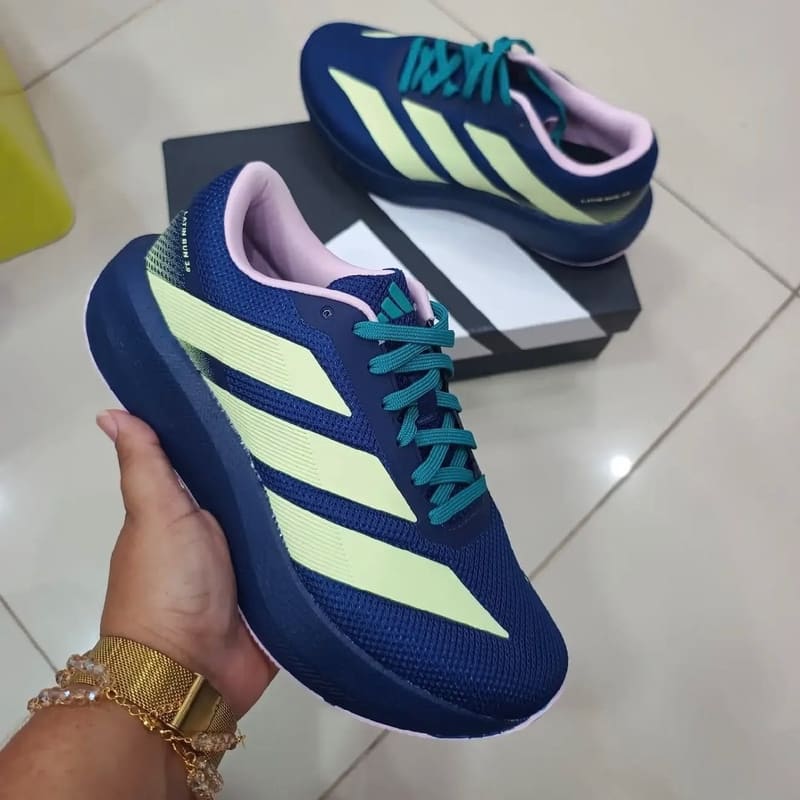 Tenis Adidas Latin Run 3 0 Marinho Amarelo