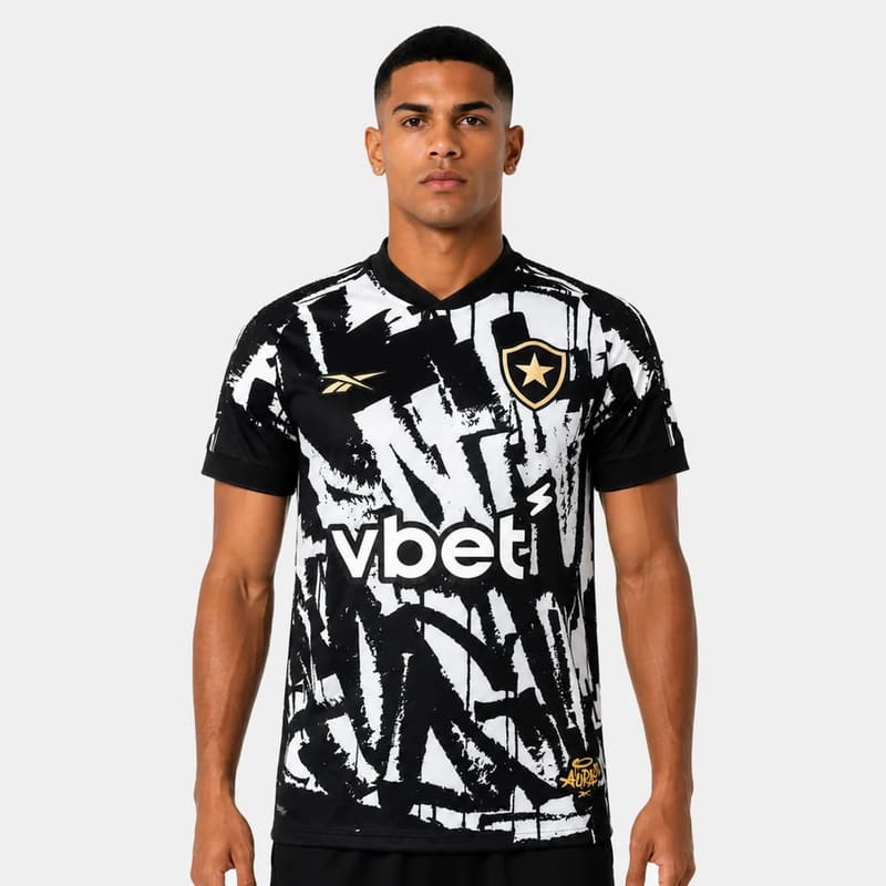 Camisa Botafogo Iv 2526 Sn Torcedor Reebok Masculina