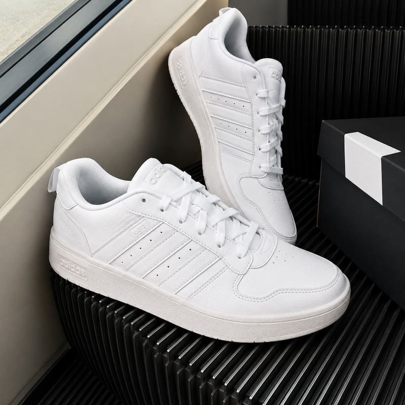 Tenis Adidas Courtblock 26 Masculino Branco Cinza