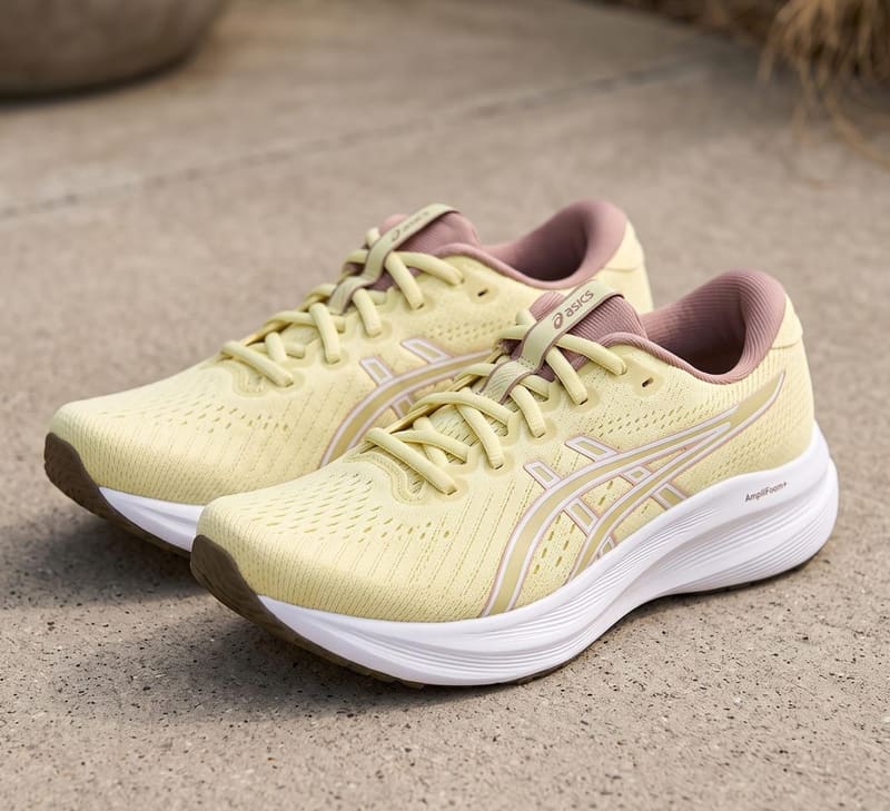 Tenis Asics Gelexcite 11 Feminino Amarelo Branco