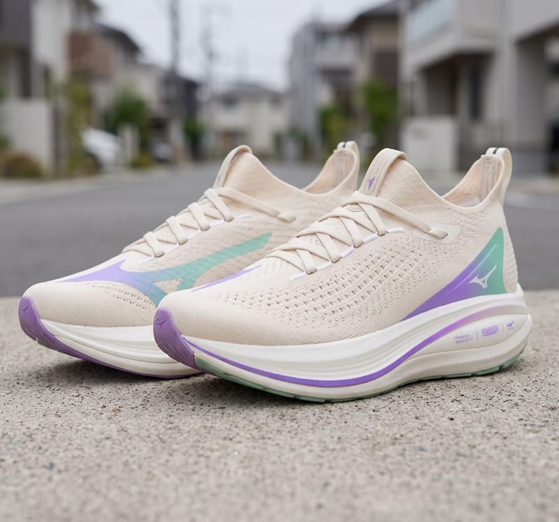 Tenis Mizuno Neo Vista 2 Feminino Off White Verde SIC 000X H23