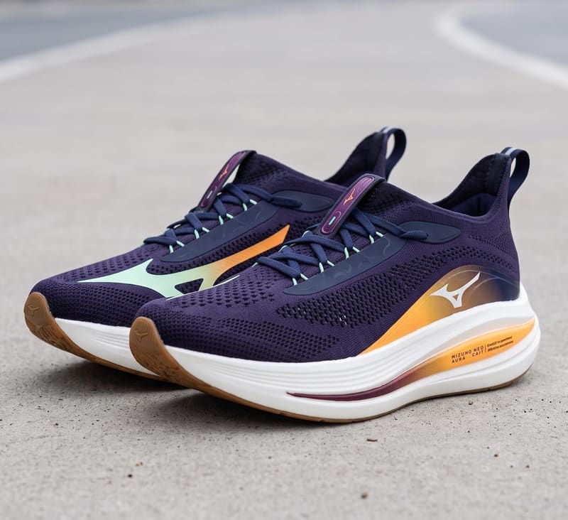 Tenis Mizuno Neo Aura Knit Masculino Marinho