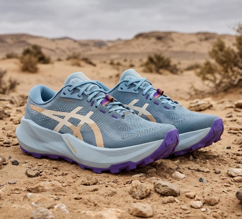 Tenis Asics Trabuco 14 Feminino Azul Roxo