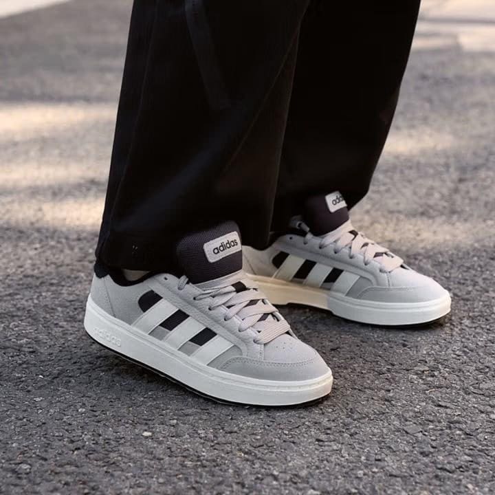 Tenis Adidas Grand Court Alpha Sk8 Masculino Cinza Branco FBA 82XV 226 45