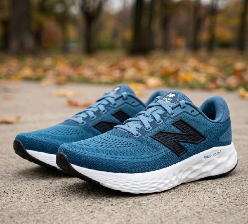 Tenis New Balance Foam X Evoz V4 Masculino Azul Bege