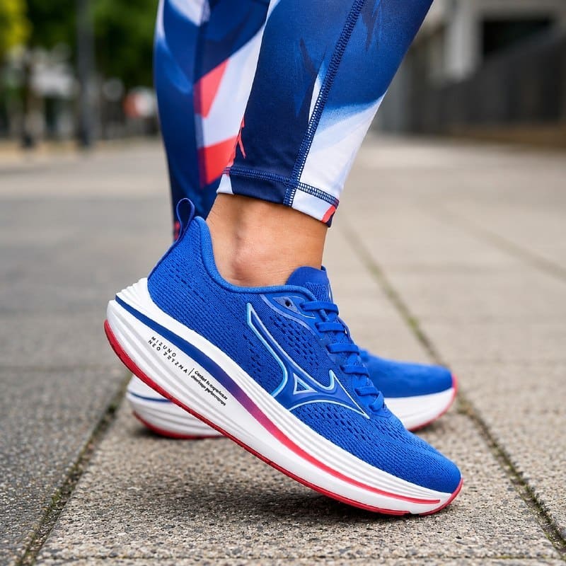 Tenis Mizuno Neo Pryzma Feminino Azul SIC 00BN 008 38