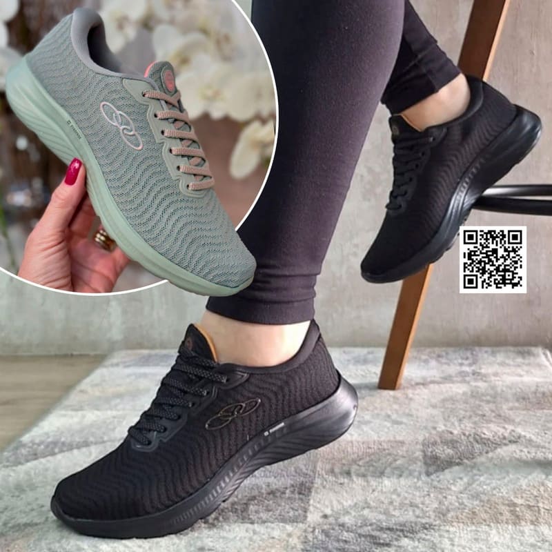 Tenis Olympikus Atmos Feminino Preto