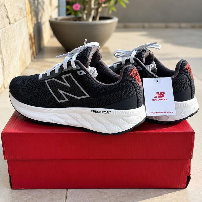 Tenis New Balance Fresh Foam 520 V9 Masculino Preto Cinza 39V 1382 172 43