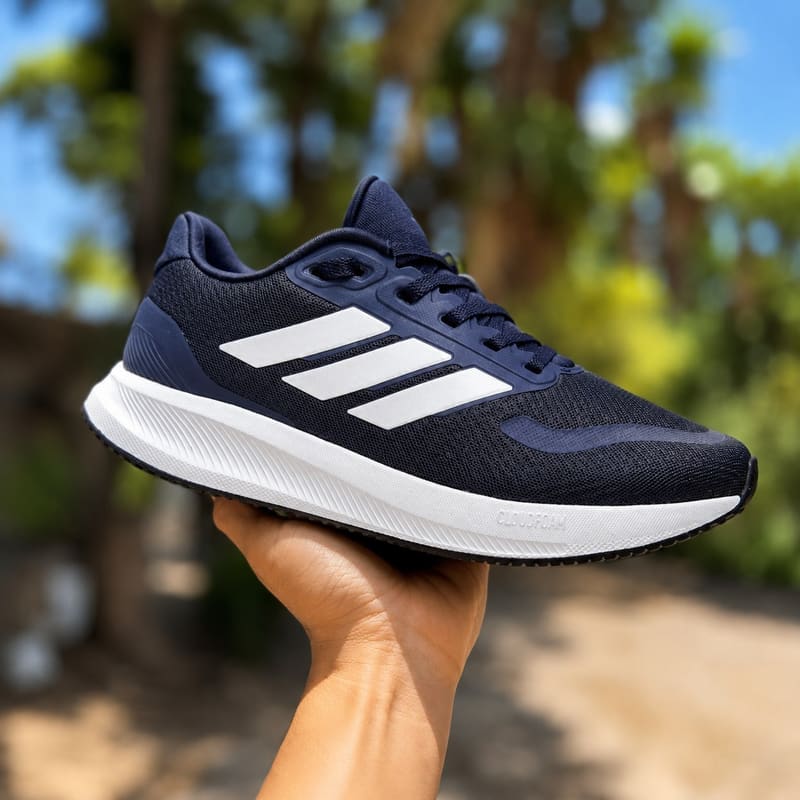 Tenis Adidas Runfalcon 5 Masculino Marinho Branco FB9 8805 036 42