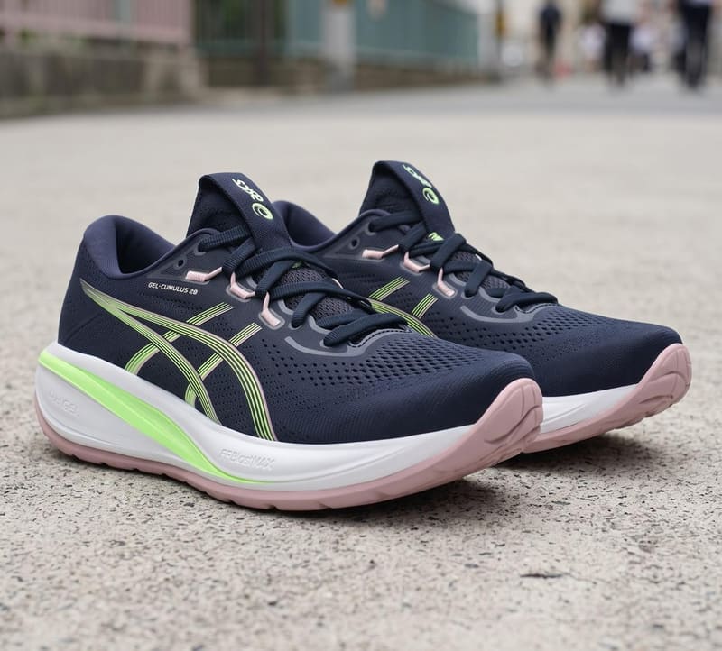 Tenis Asics Gelcumulus 28 Feminino Azul Verde