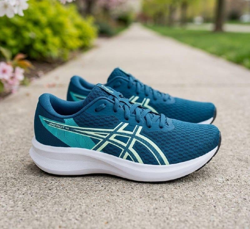 Tenis Asics Patriot 14 Masculino Azul Royal Amarelo