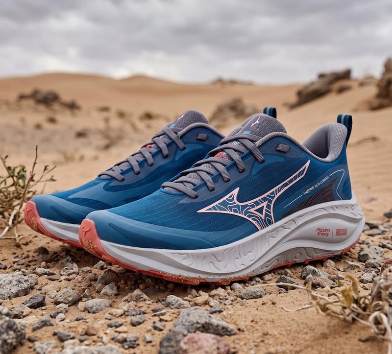 Tenis Mizuno Neo Lumina Feminino Azul Petroleo Cinza