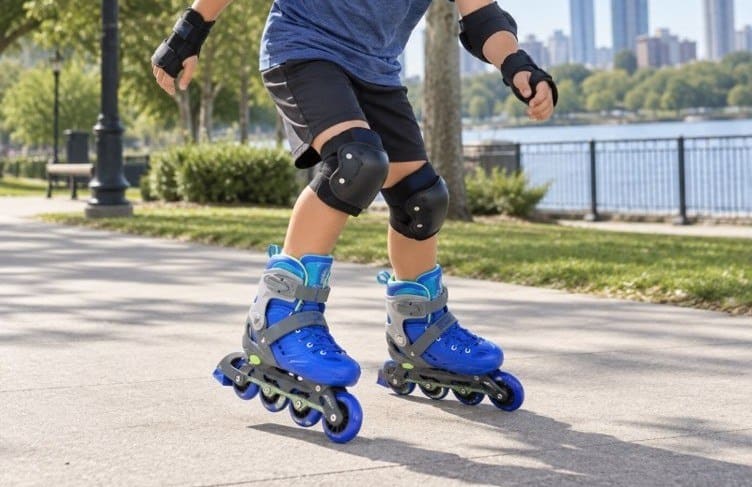 Patins Gonew Plastic Frame Abec7 70mm Azul