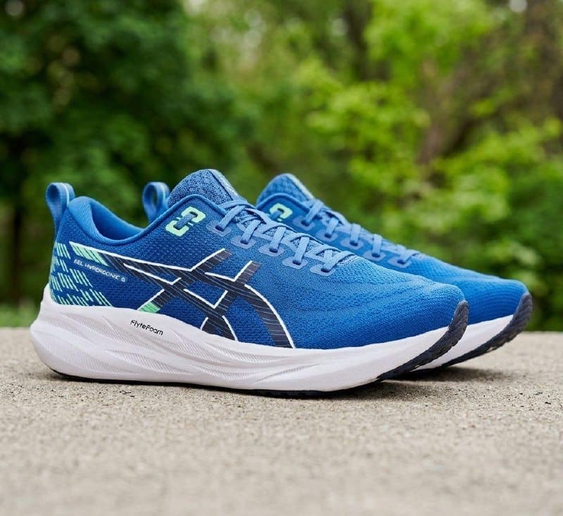 Tenis Asics Gelhypersonic 6 Masculino Azul Branco