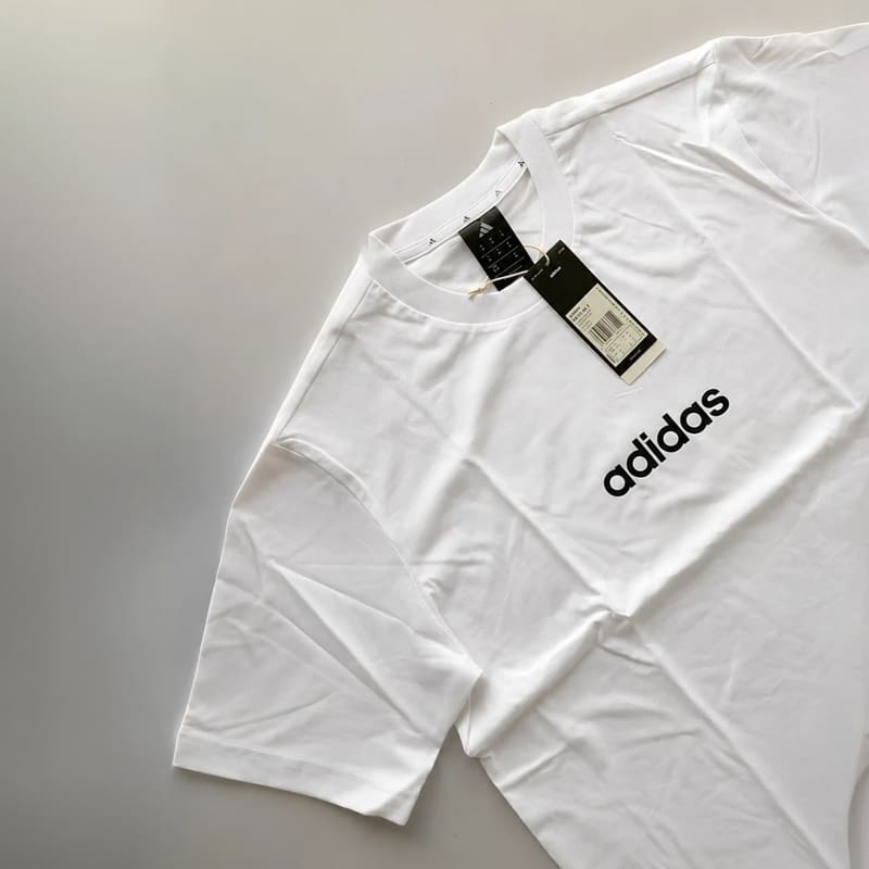 Camiseta Adidas Logo Linear Masculina Branco