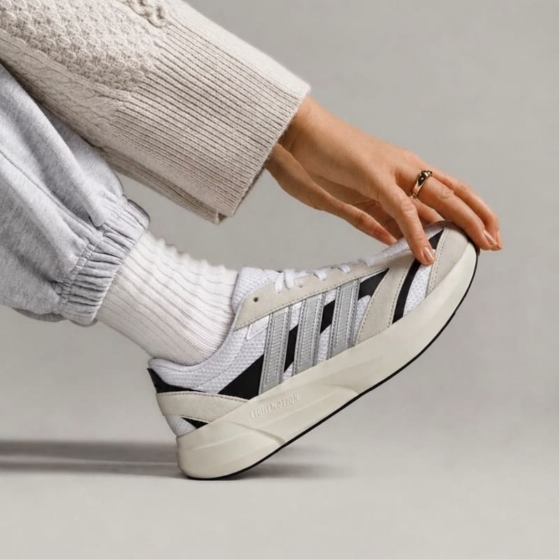 Tenis Adidas Lightshift 20 Feminino Branco Prata