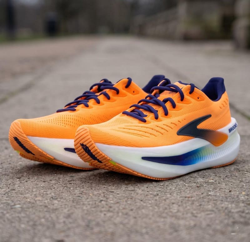 Tenis Brooks Glycerin Max 2 Masculino Laranja